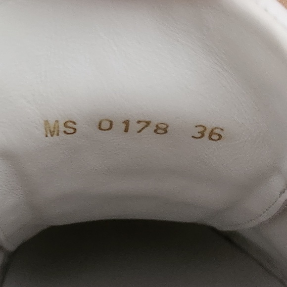 LIKE NEW! Louis Vuitton Frontrow Low Top Leather Croc Embossed Sneakers Size 36 - Picture 10 of 11